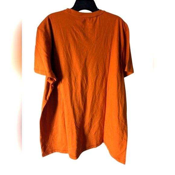 Graphic T-Shirt " Working Hard, Never Hardly Working". Orange. XL - Picture 3 of 7